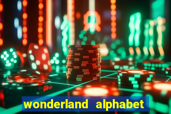 wonderland alphabet comic studio